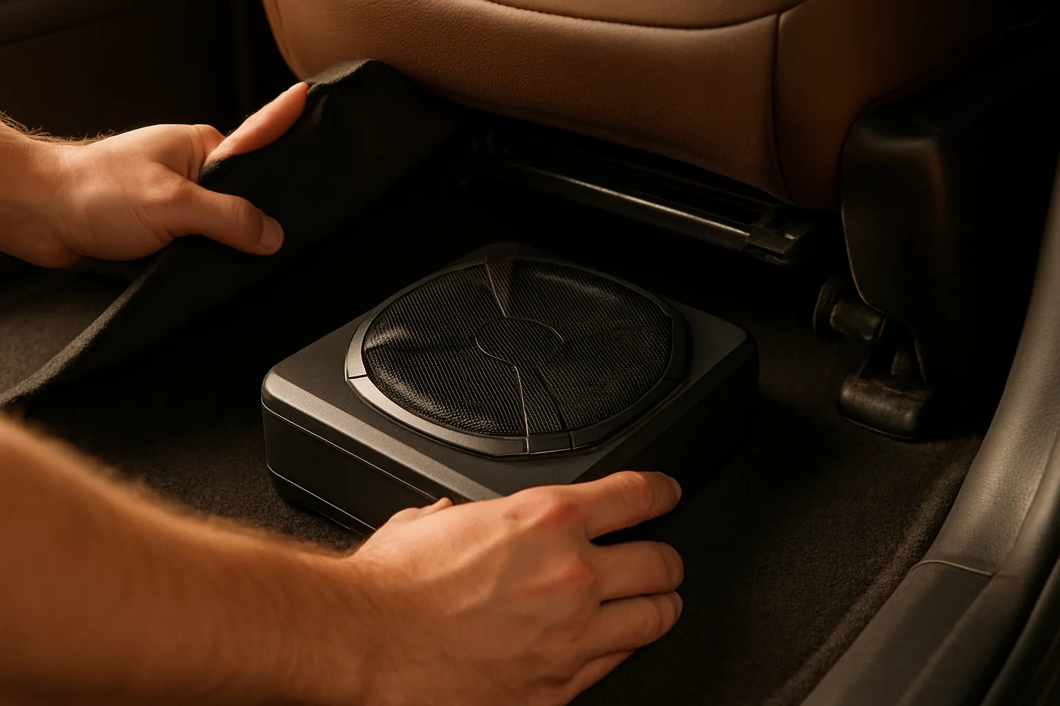 kicker subwoofer hideaway